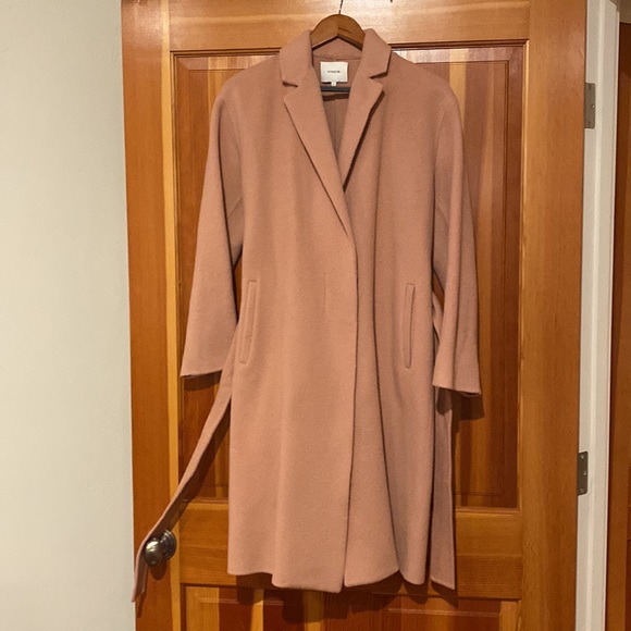 NWOT. VINCE Wool Blend Coat. Dusty Pink Size Small - Picture 3 of 5